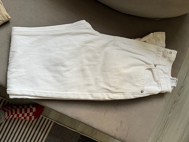 34 Beden beyaz Renk Beyaz pant