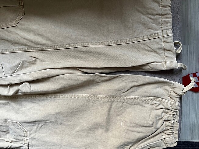 32 Beden ten rengi Renk Kargo pant
