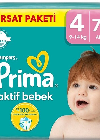 Prima aktif bebek 4 numara