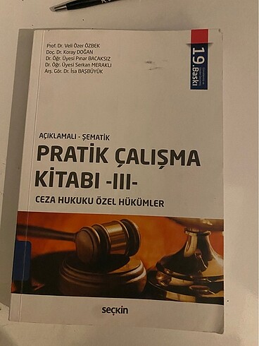 Ceza özel pratik çalışma kitabı