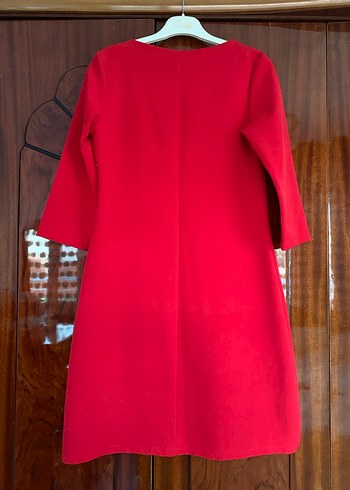 Şık kırmızı elbise - Görsel 2