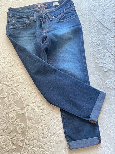 Mavi jeans kot kapri pantolon