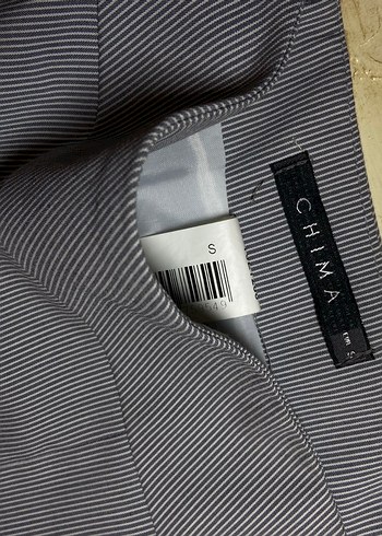 Gri V Yaka  Bluz - Görsel 3