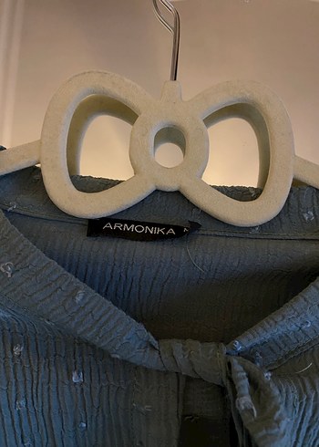 Düğmeli Bohem Uzun Kollu gömlek - Görsel 2