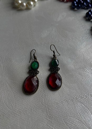 Bohem Renkli Boncuklu Midi Küpe - Görsel 4