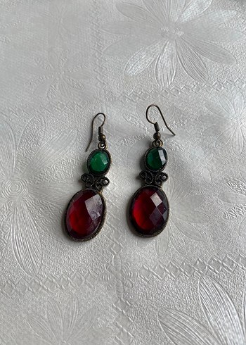 Bohem Renkli Boncuklu Midi Küpe - Görsel 3