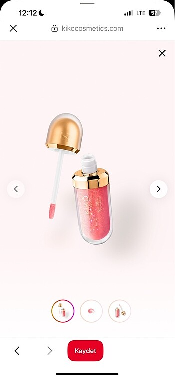  Beden Renk Kiko Hydra Lip Gloss