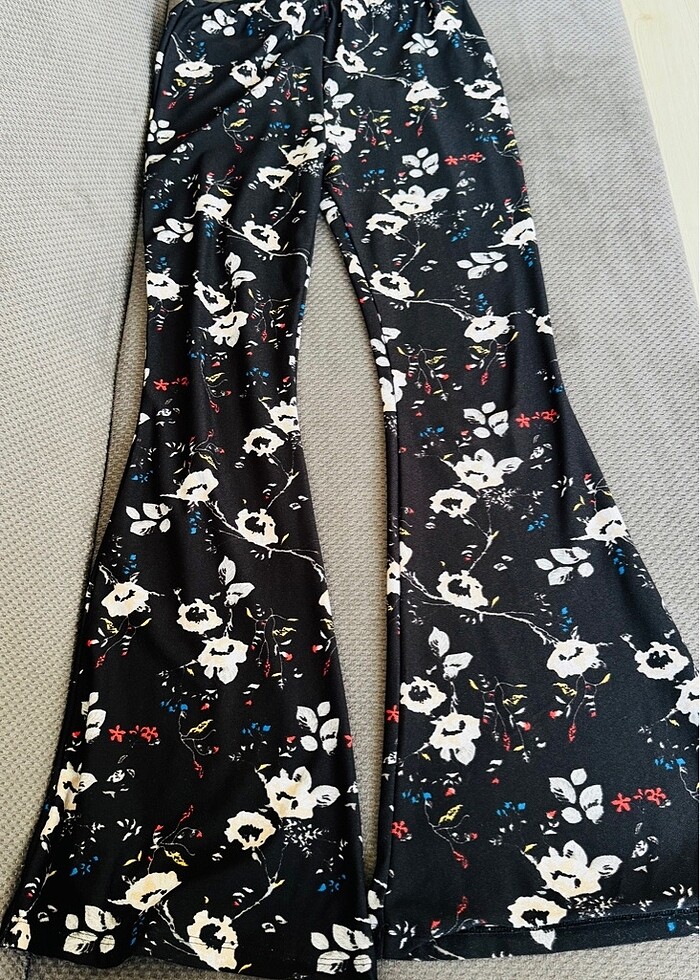 Çiçekli tayt - Görsel 4