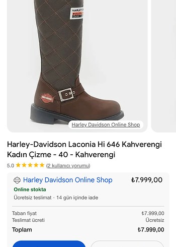 Orijinal harley davidson çizme - Görsel 5