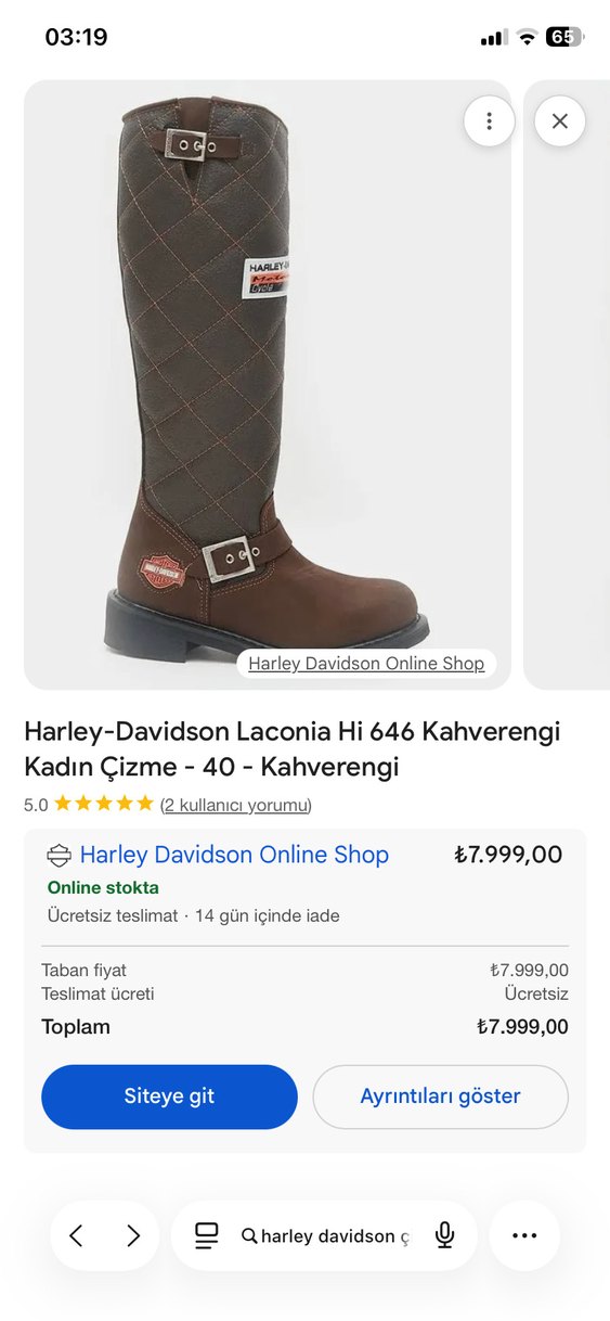 Orijinal harley davidson çizme - Görsel 5