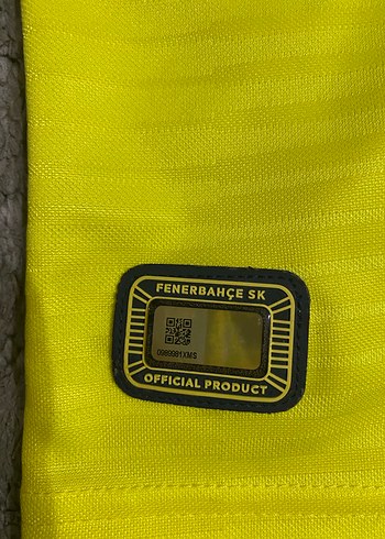 Erkek Sarı Kısa Kollu Fenerbahçe Forma - Görsel 2
