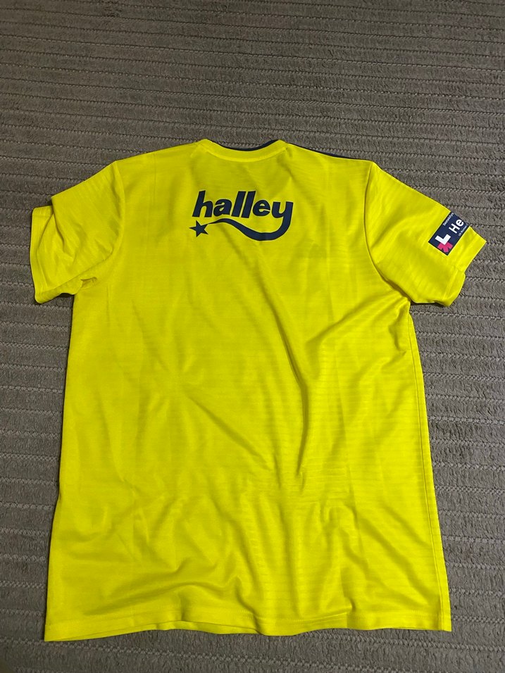 Erkek Sarı Kısa Kollu Fenerbahçe Forma - Görsel 4