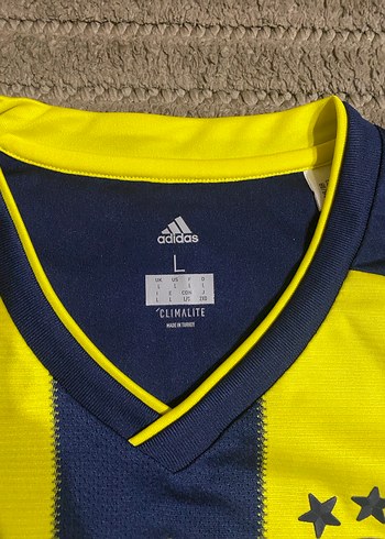 Erkek Sarı-Lacivert Çizgili Spor Forma - Görsel 3