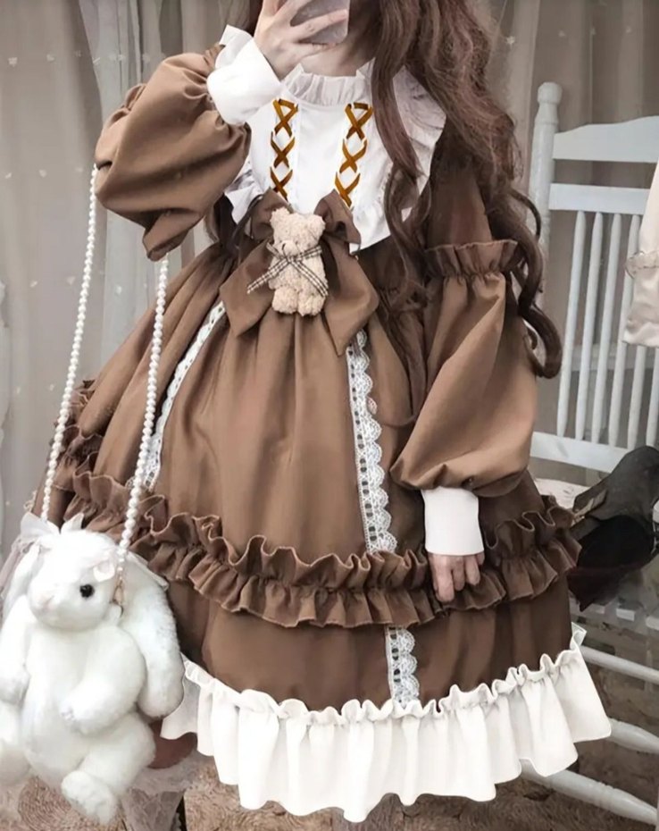 Lolita ayıcıklı elbise - Görsel 2