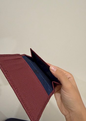 U.S Polo Assn. Bordo Kadın Deri Cüzdan Velcro Kapamalı
