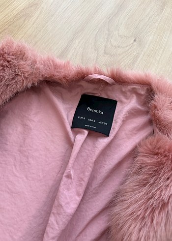 Bershka Pembe Peluş Kürk