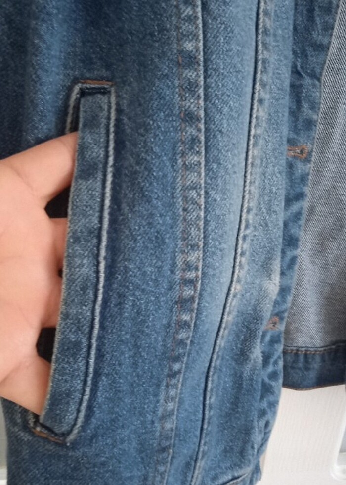 Mevsimlik Kot ceket - Görsel 5