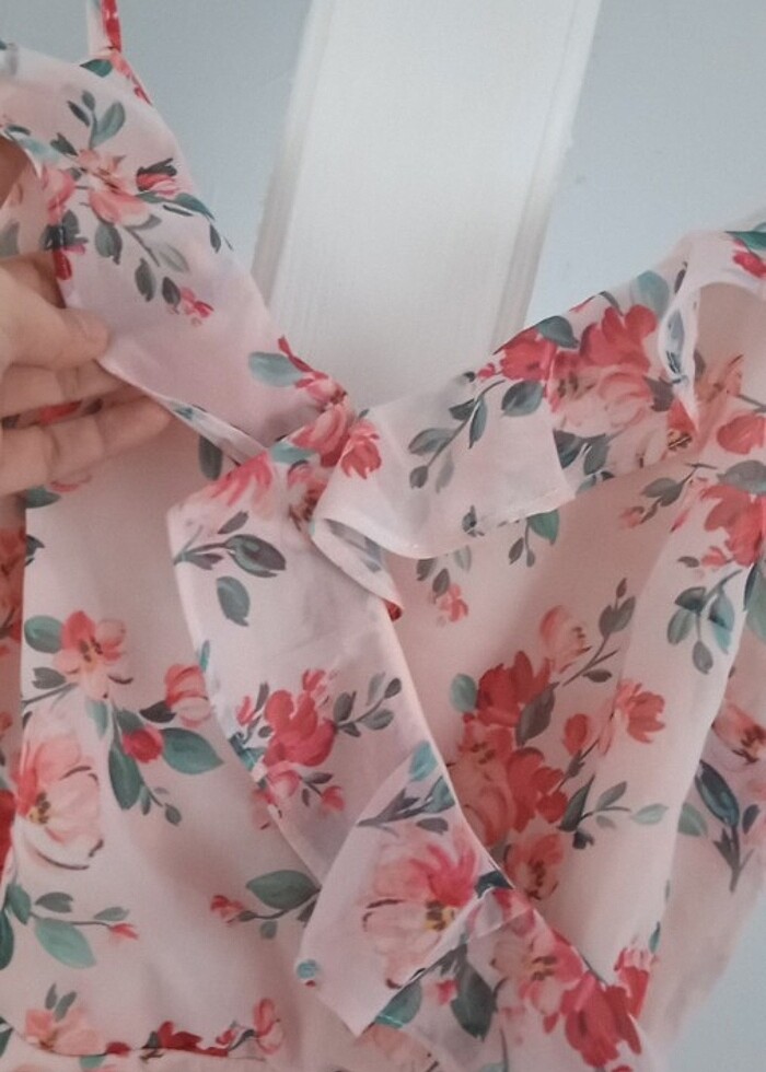 Yazlık şifon elbise - Görsel 5