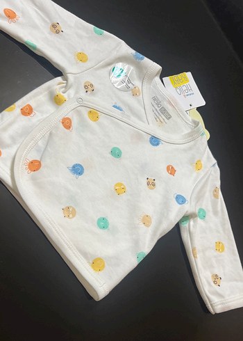 Beyaz Baskılı Bebek İç Zıbını - Görsel 3