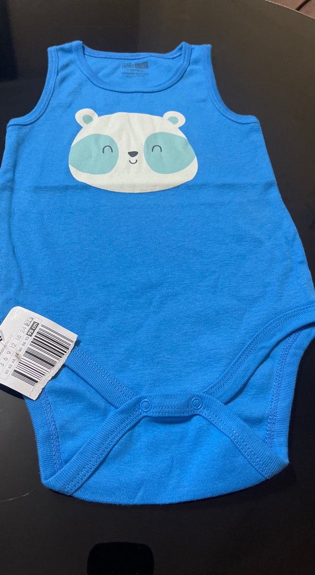 Mavi Kolsuz Bebek Body - Görsel 2