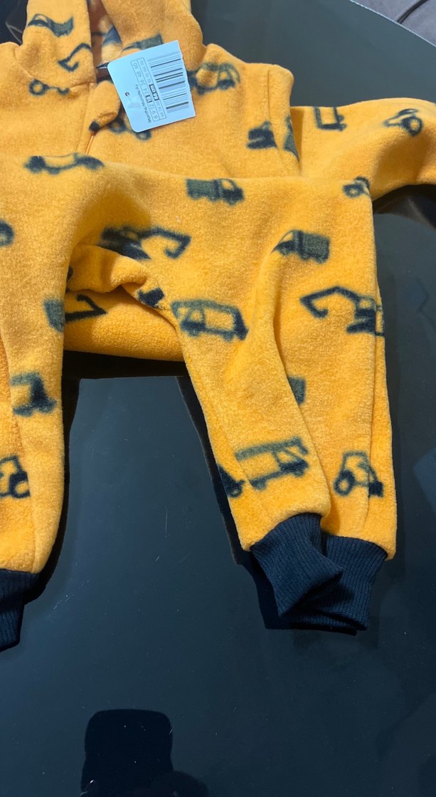 Sarı Desenli Bebek Tulumu - Görsel 4