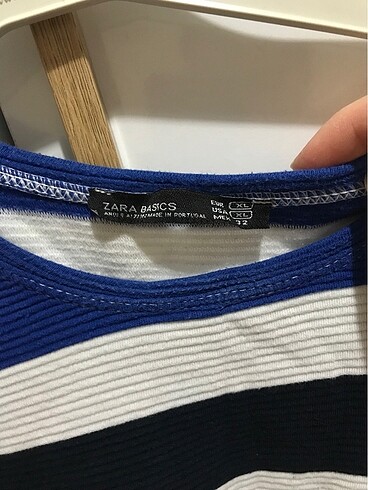 xl Beden lacivert Renk Zara Çizgili Kazak
