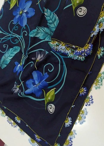 Boncuk Detaylı Çok Renkli Bohem Kadın Fuları - Görsel 4