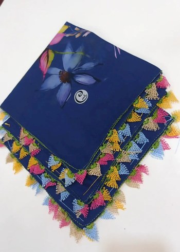 Boncuk Detaylı Çok Renkli Bohem Kadın Fuları - Görsel 5