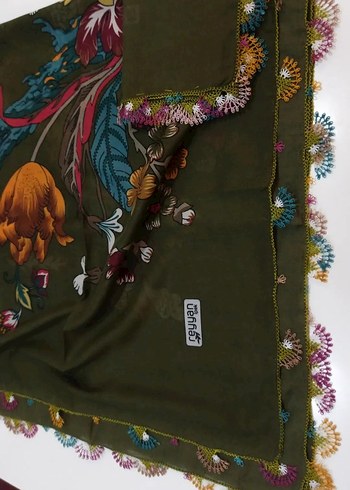 Boncuklu Çok Renkli Bohem Kadın Fuları - Görsel 5