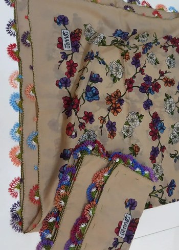 Boncuklu Çok Renkli Bohem Kadın Fuları - Görsel 8