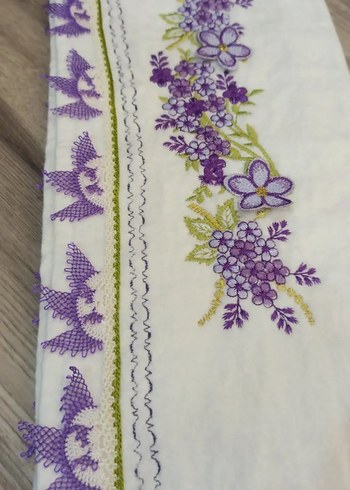 Nakışlı Pastel Renkli Havlu Seti - Görsel 2