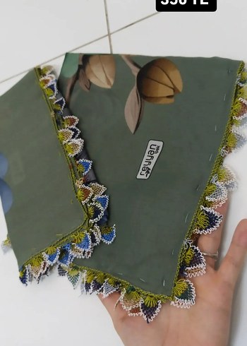 Boncuk İşlemeli Bohem Kadın Şal - Görsel 18