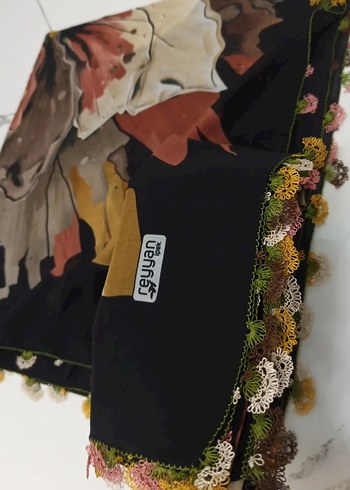 Boncuk İşlemeli Bohem Kadın Şal - Görsel 20