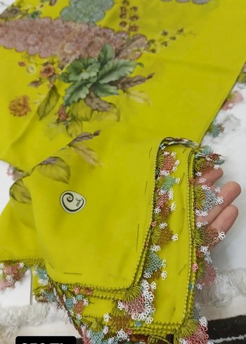 Boncuk İşlemeli Bohem Kadın Şal - Görsel 2