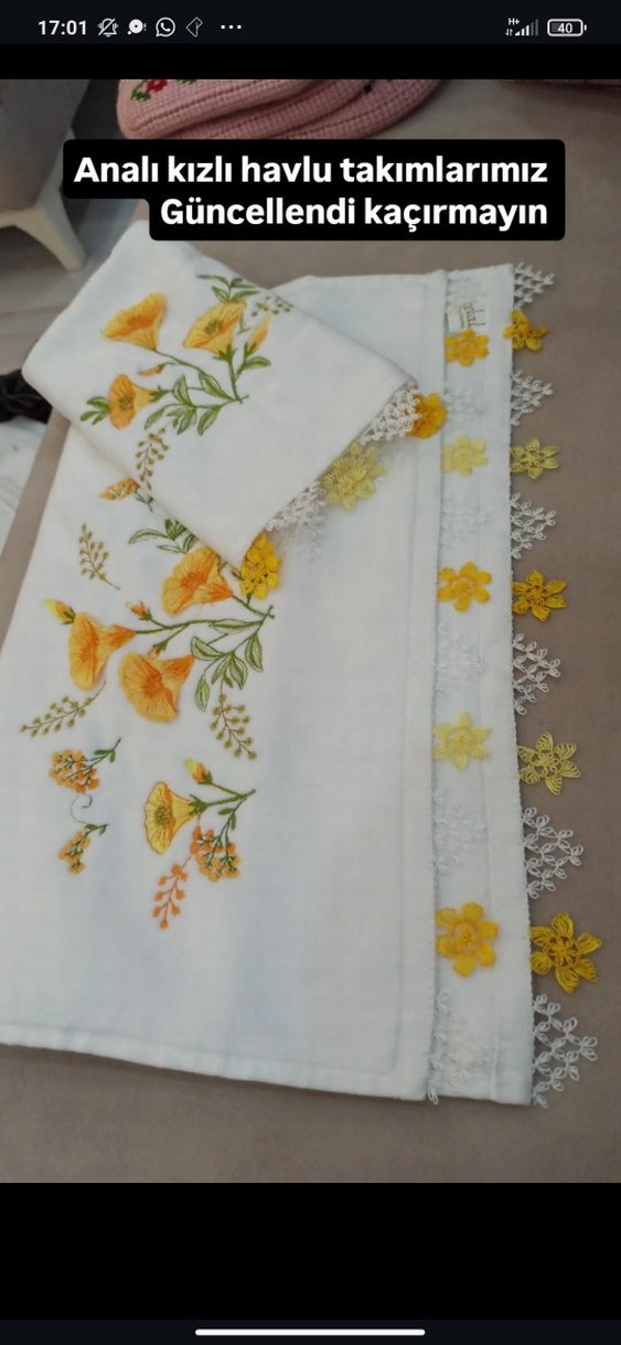 havlu takımı - Görsel 2