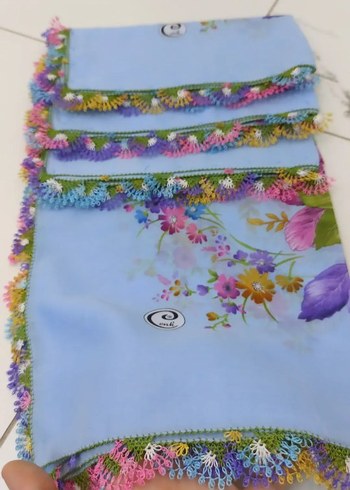 Bohem Tarzı Kahverengi Kadın Şal - Görsel 4