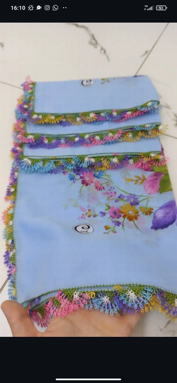 Bohem Tarzı Kahverengi Kadın Şal - Görsel 4