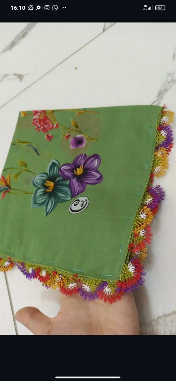 Bohem Tarzı Kahverengi Kadın Şal - Görsel 5