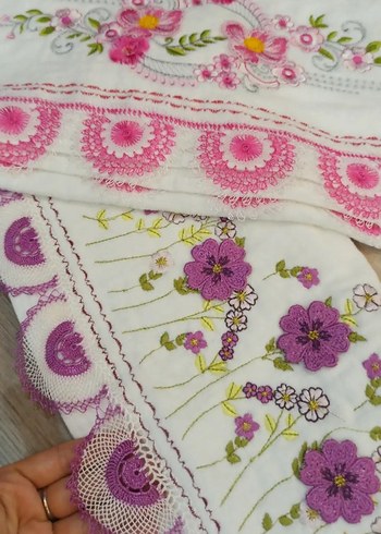 Sarı Nakışlı Bohem Havlu - Görsel 13