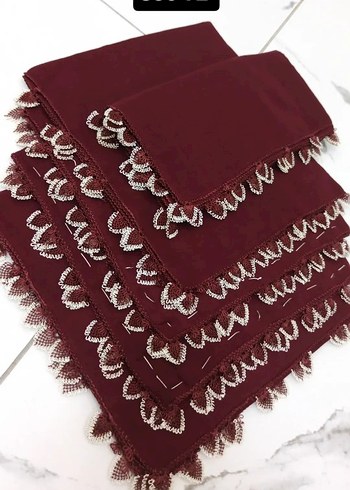 Boncuk İşlemeli Bohem Kadın Şal - Görsel 2