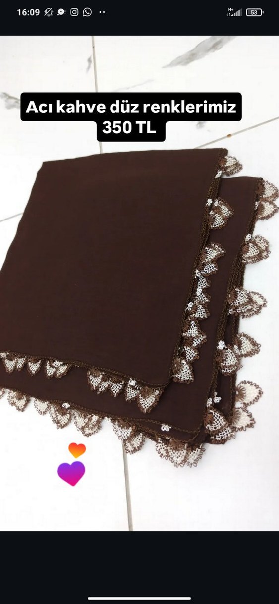 Boncuk İşlemeli Bohem Kadın Şal - Görsel 3