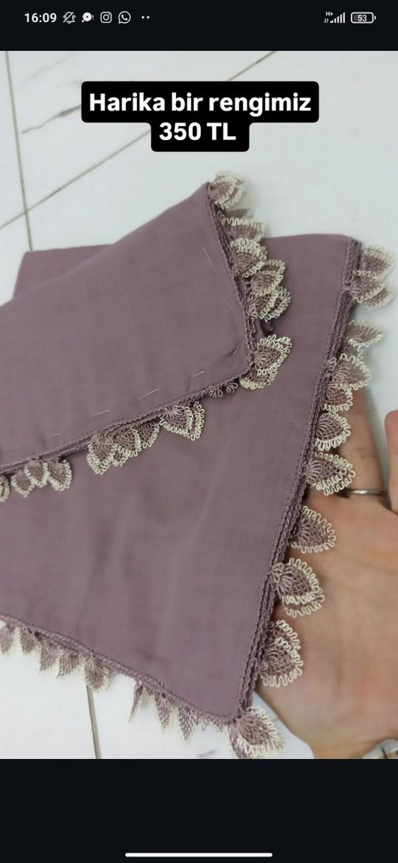 Boncuk İşlemeli Bohem Kadın Şal - Görsel 5