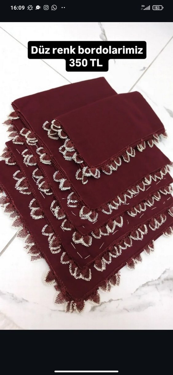 Boncuk İşlemeli Bohem Kadın Şal - Görsel 2