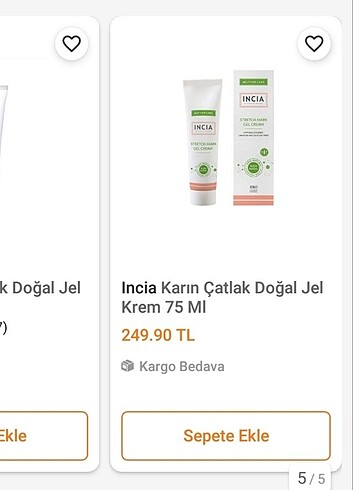 Incia+watsons soğuk jel