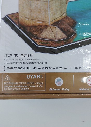 Beden Renk CubicFun Mostar Köprüsü 64 Parça Maket