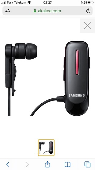 HM-1500 SAMSUNG BLUETOOTH KULAKLIK