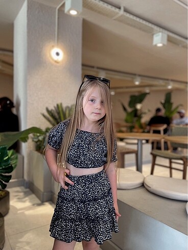 Mango Kids Mango model kız çocuk ikili takım
