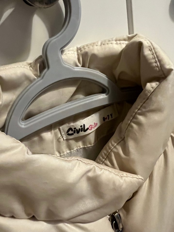 Beyaz Kürk Detaylı Kısa Kadın Yelek - Görsel 3