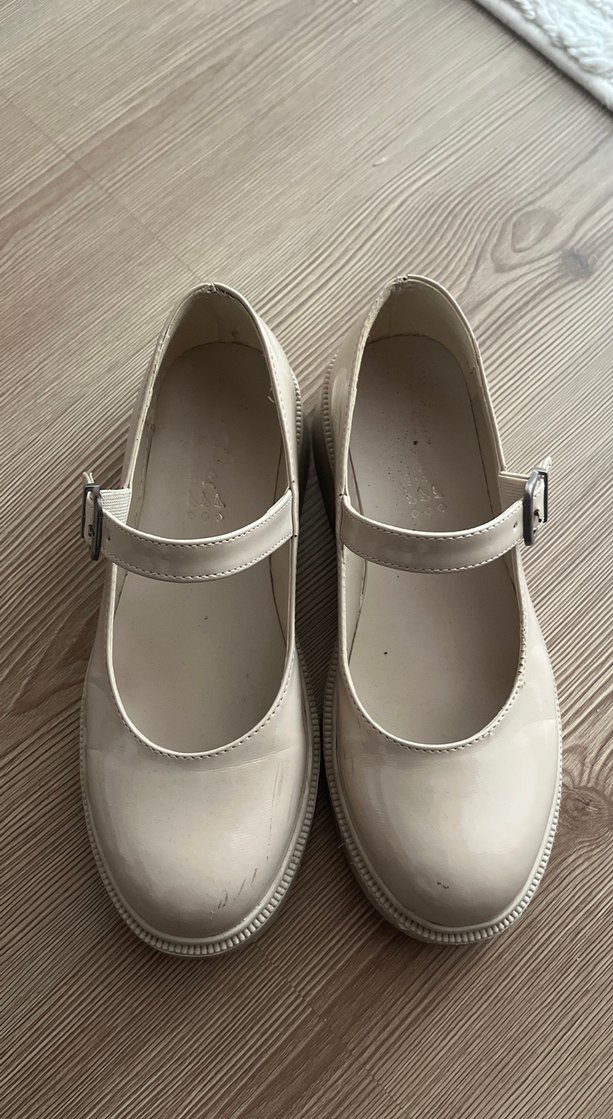 Bej Platform Topuklu Tokalı Kadın Babet - Görsel 5