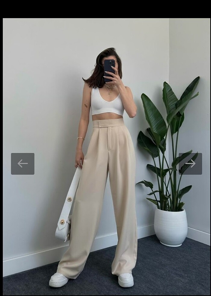 
Redkit Cırt Kapamalı Bej Palazzo Pantolon

 - Görsel 2